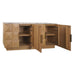 Benedict Natural Oak Buffet - Black Marble