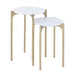Thea Marble Nesting Side Tables