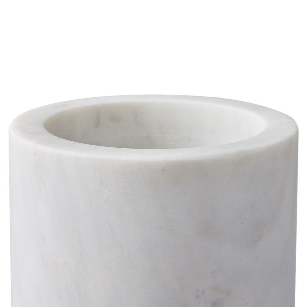 Aries Marble Vase - Large White