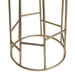 Aiden Gold Steel Kitchen Stool - Speckle Ecru