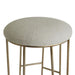 Aiden Gold Steel Kitchen Stool - Speckle Ecru