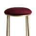 Annie Bar Stool - Mulberry Velvet
