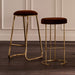 Annie Bar Stool - Dark Chocolate Velvet