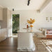 Leon Kitchen Stool - Mulberry Velvet