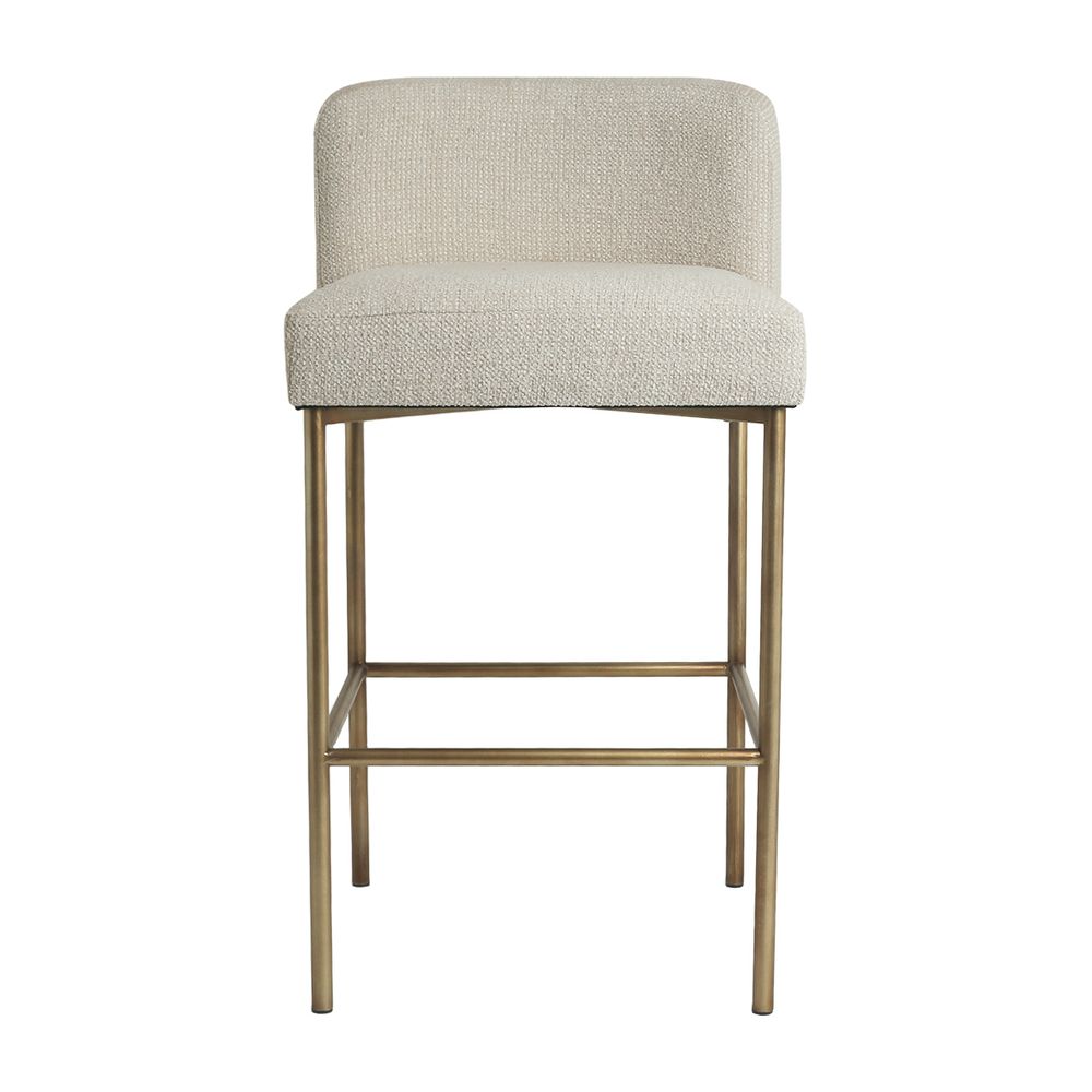 Leon Kitchen Stool - Speckle Ecru