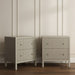 Ariana 67x76cm Bedside Table - Beige