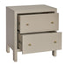 Ariana 67x76cm Bedside Table - Beige