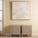 Ariana 50x65cm Bedside Table - Beige
