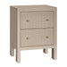 Ariana 50x65cm Bedside Table - Beige