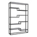 Mistique Glass Shelving Unit - Black