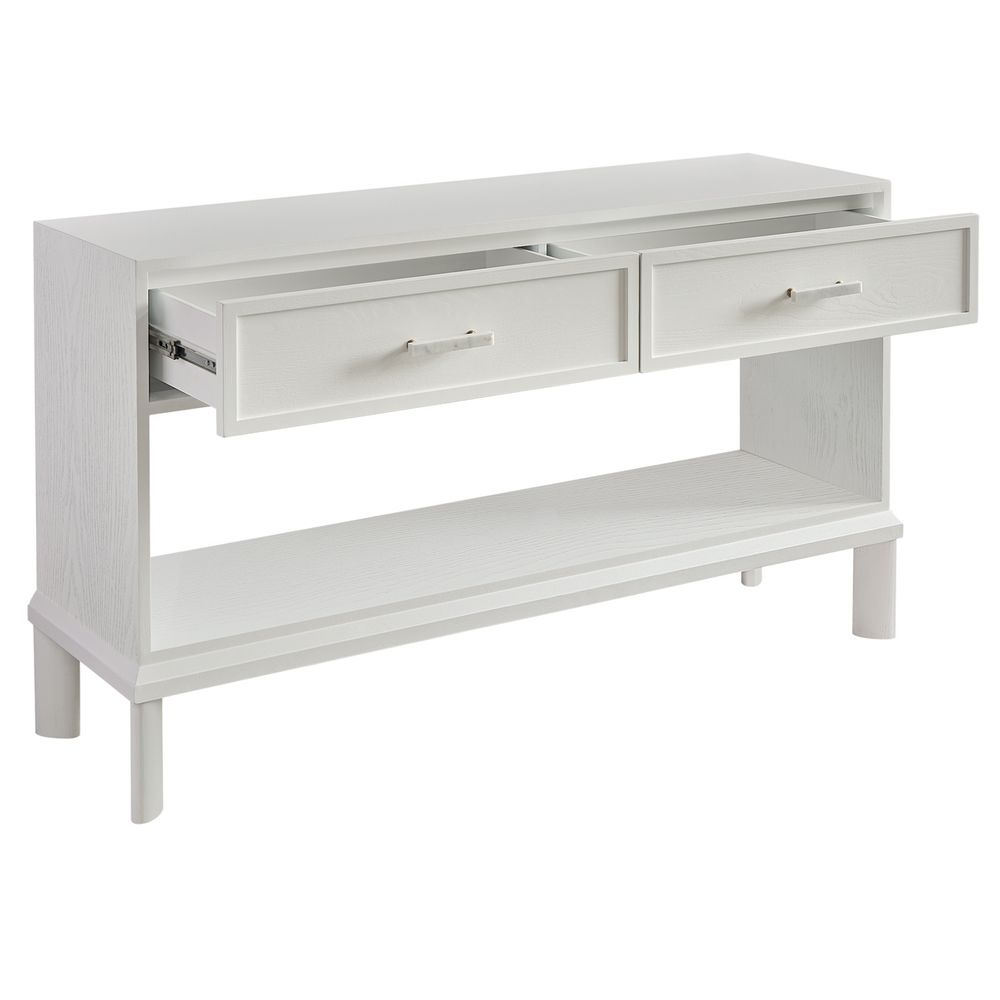 Jill Console Table - White