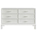 Jill 6 Drawer Chest - White