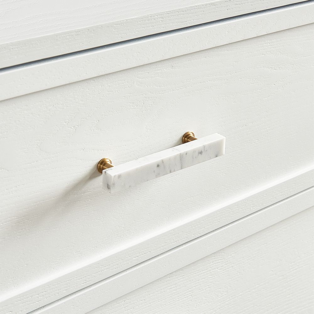 Jill 6 Drawer Chest - White