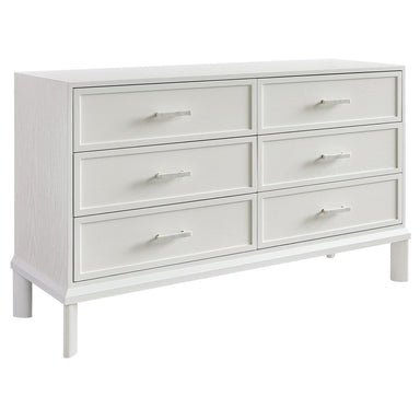 Jill 6 Drawer Chest - White