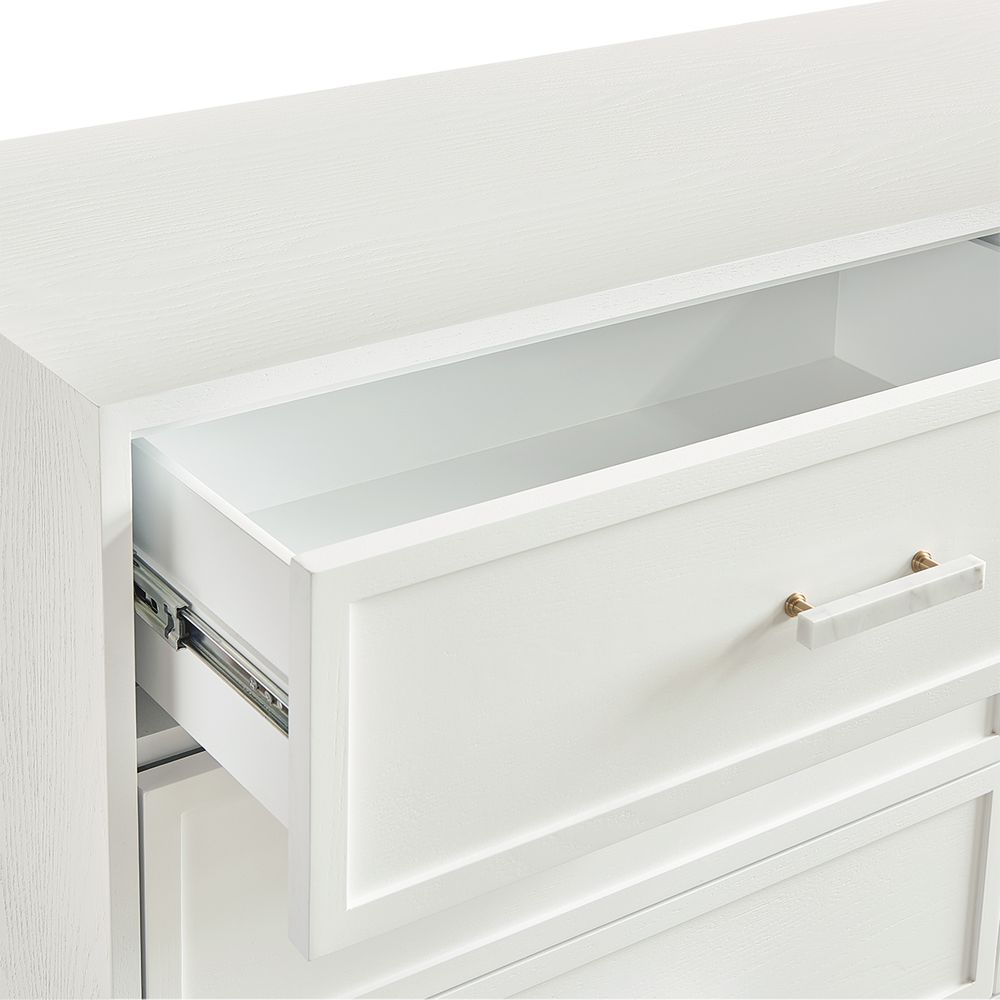 Jill 6 Drawer Chest - White