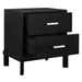 Jill Bedside Table - Black