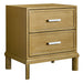 Jill Bedside Table - Antique Gold