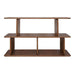 Tudor Oak Shelving Unit - 2 Tier Walnut