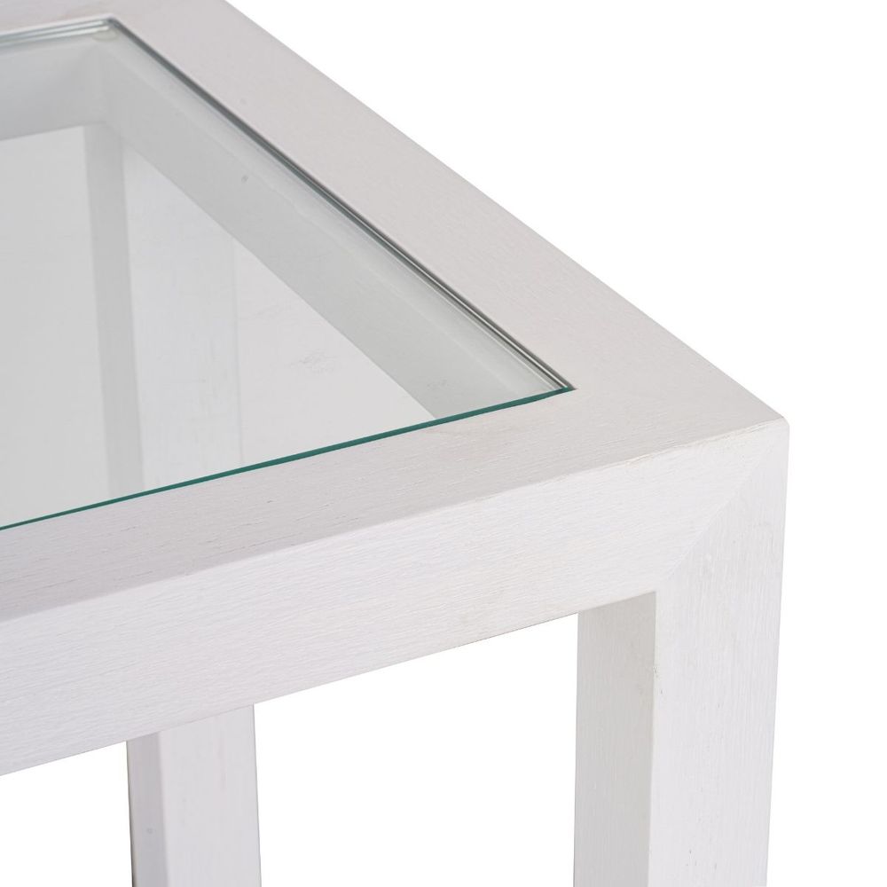 Sadie Oak Console Table - White