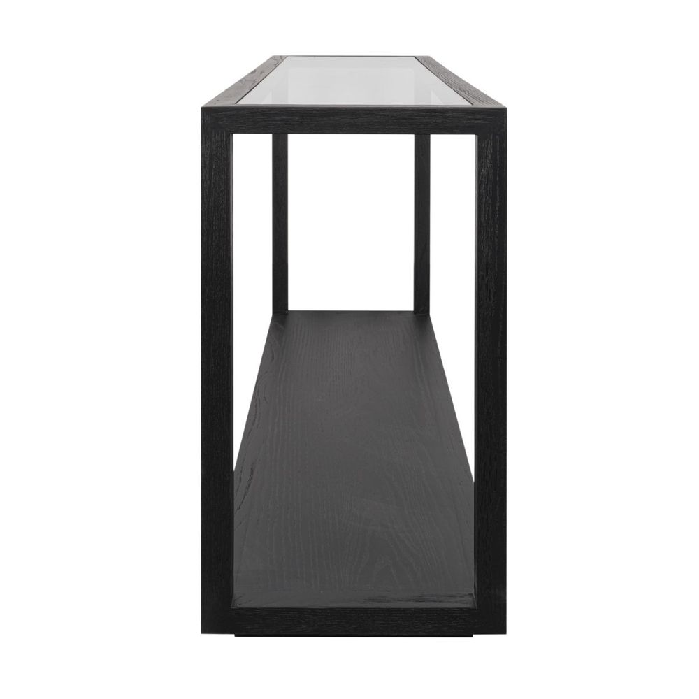 Sadie Oak Console Table - Black