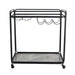 Wentworth Rectangle Bar Cart - Black