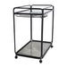 Wentworth Rectangle Bar Cart - Black