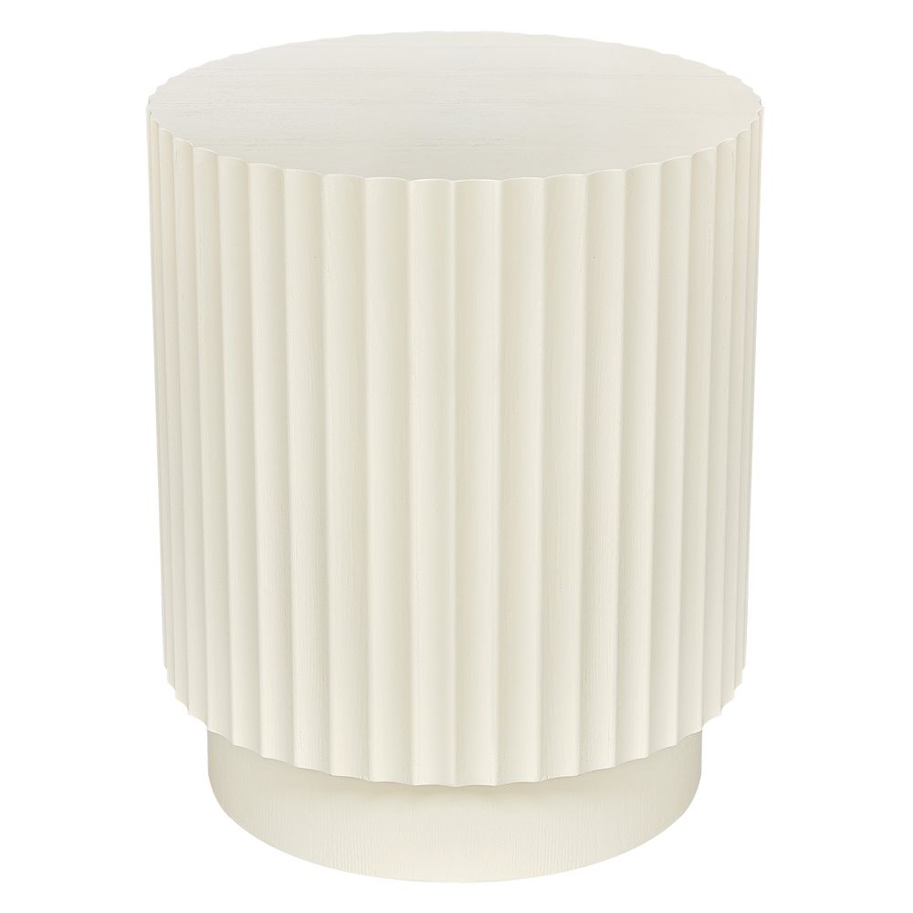 Avery Side Table - Ivory