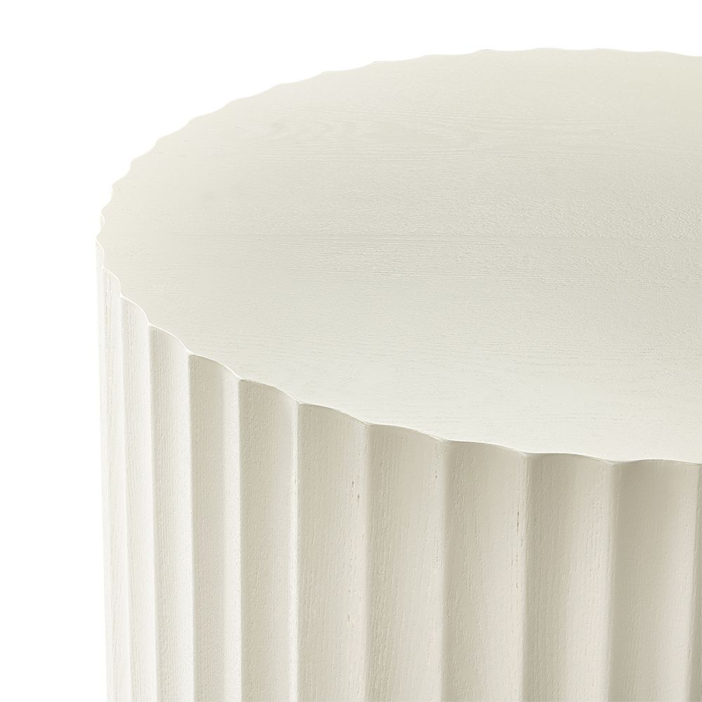 Avery Side Table - Ivory