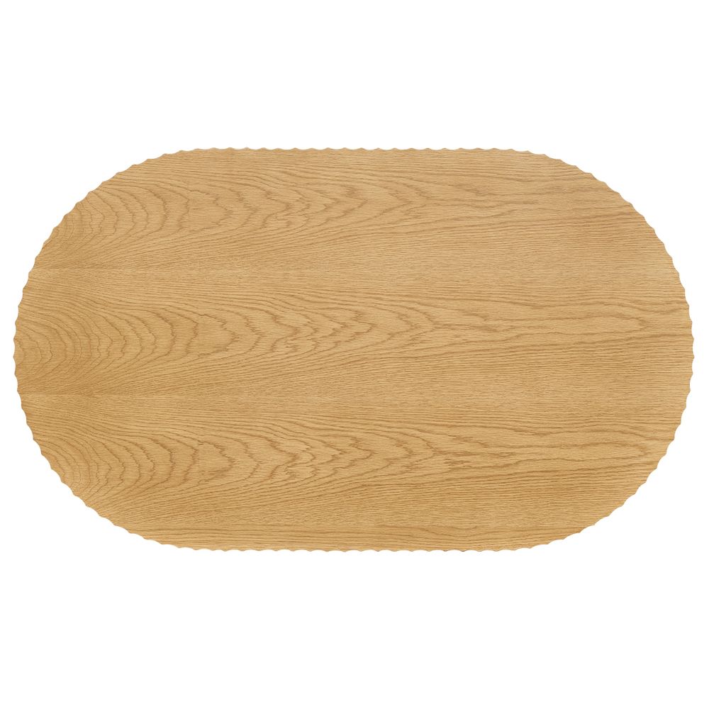Avery Oval Coffee Table - Natural Oak