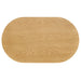Avery Oval Coffee Table - Natural Oak