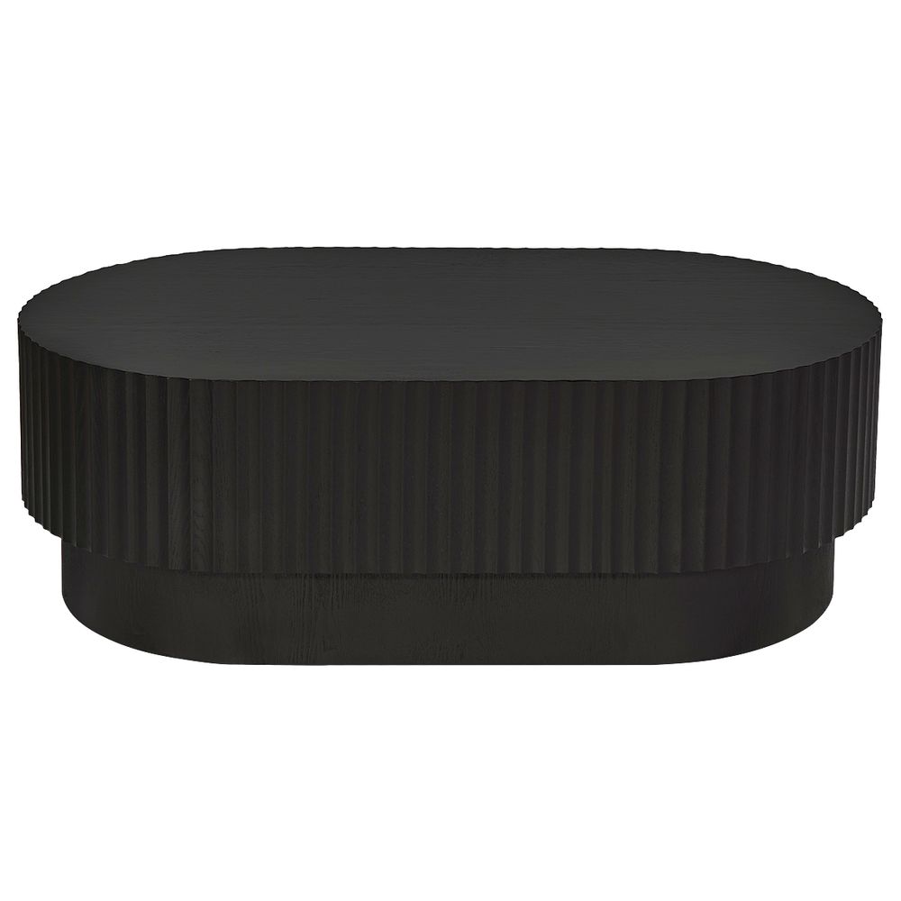 Avery Oval Coffee Table - Black