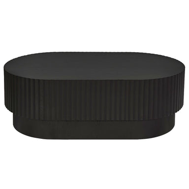 Avery Oval Coffee Table - Black