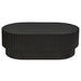 Avery Oval Coffee Table - Black