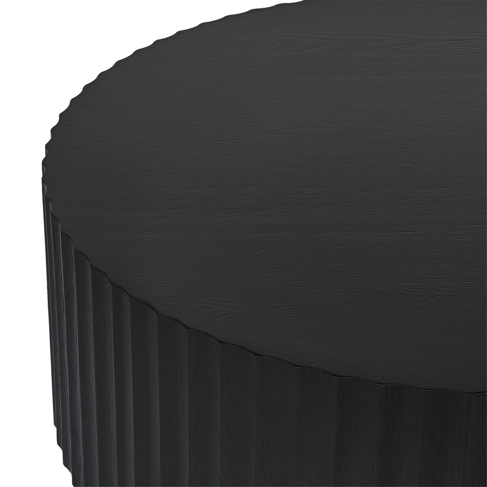Avery Oval Coffee Table - Black