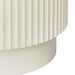 Avery Oval Coffee Table - Ivory