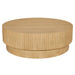 Avery Round Coffee Table - Natural Oak