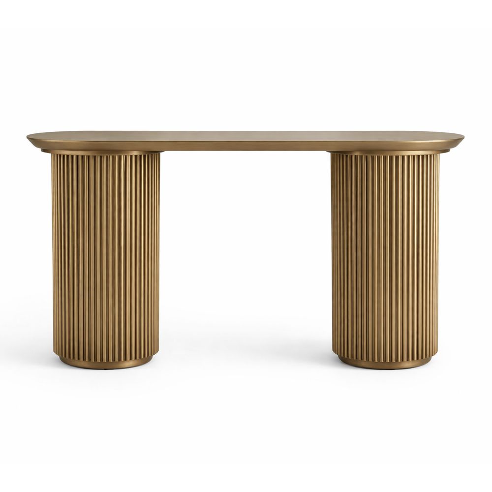 Nomad 120cm Console Table - Gold