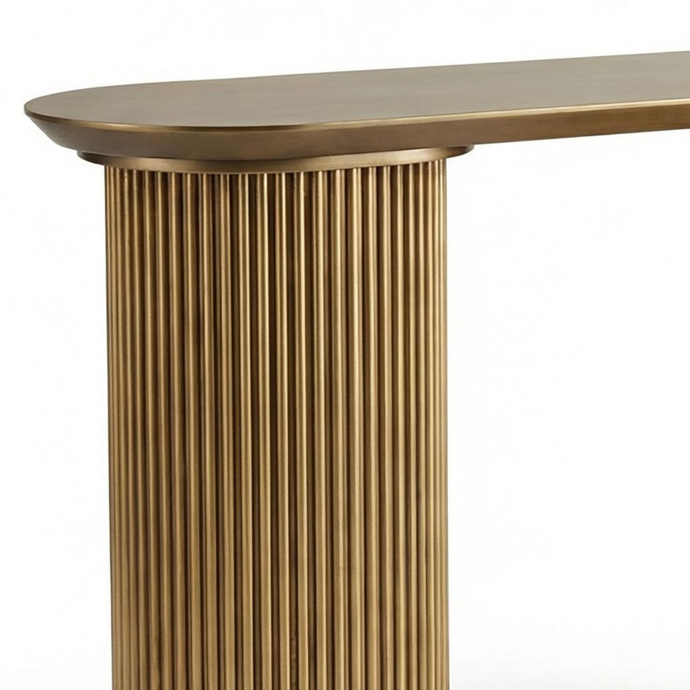 Nomad 120cm Console Table - Gold