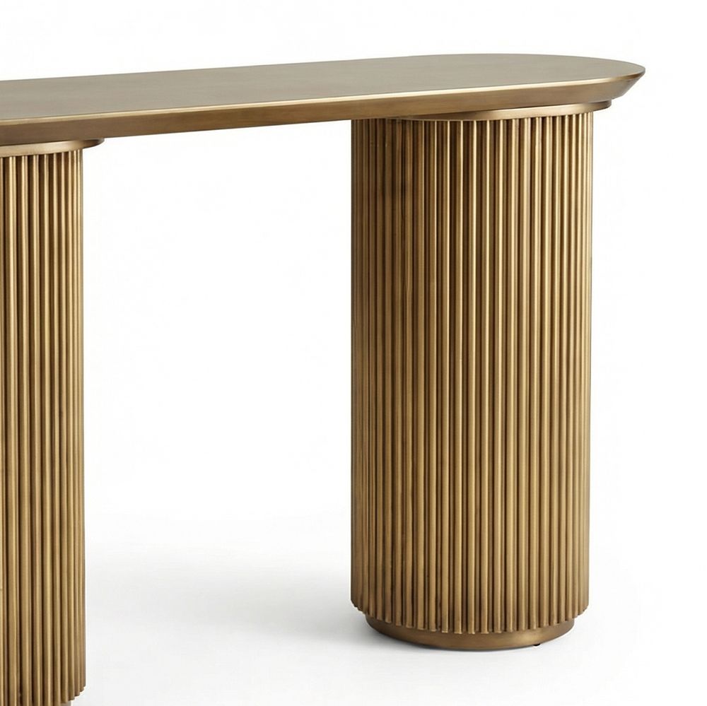 Nomad 120cm Console Table - Gold