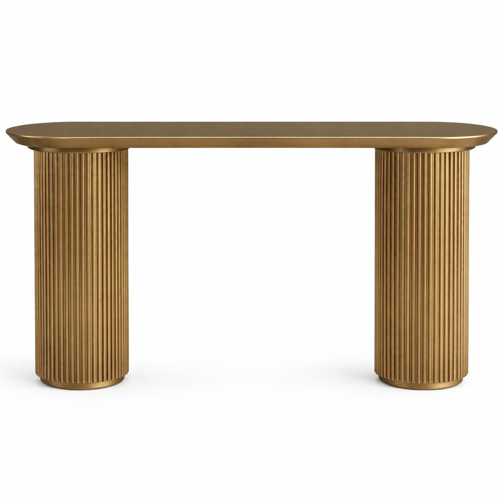 Nomad 160cm Console Table - Gold