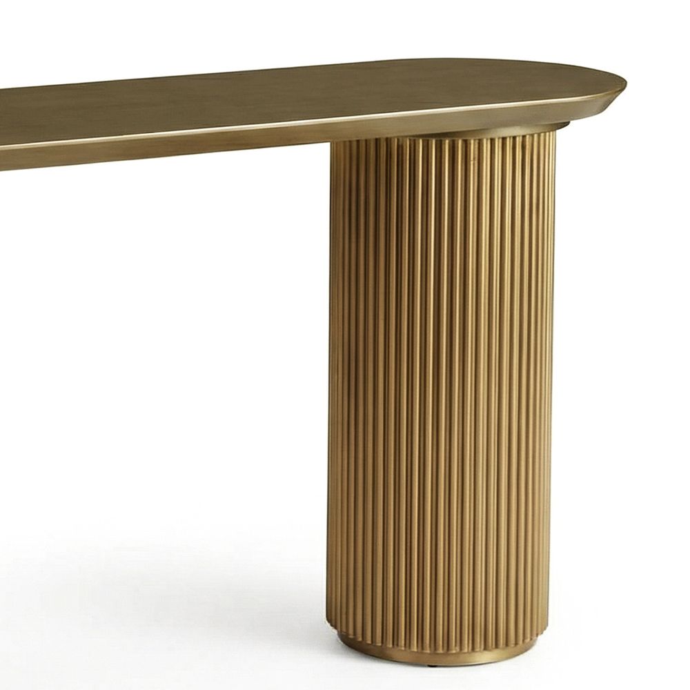 Nomad 160cm Console Table - Gold