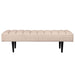Central Park Bench Ottoman - Fawn Linen