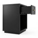 Logan 40x60cm Bedside Table - Black