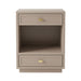 Logan Bedside Table - Taupe