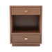 Logan Bedside Table - Mocha Mousse