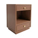 Logan Bedside Table - Mocha Mousse