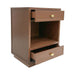 Logan Bedside Table - Mocha Mousse