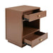 Logan Bedside Table - Mocha Mousse
