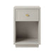 Logan 40x60cm Bedside Table - Grey