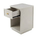 Logan 40x60cm Bedside Table - Grey